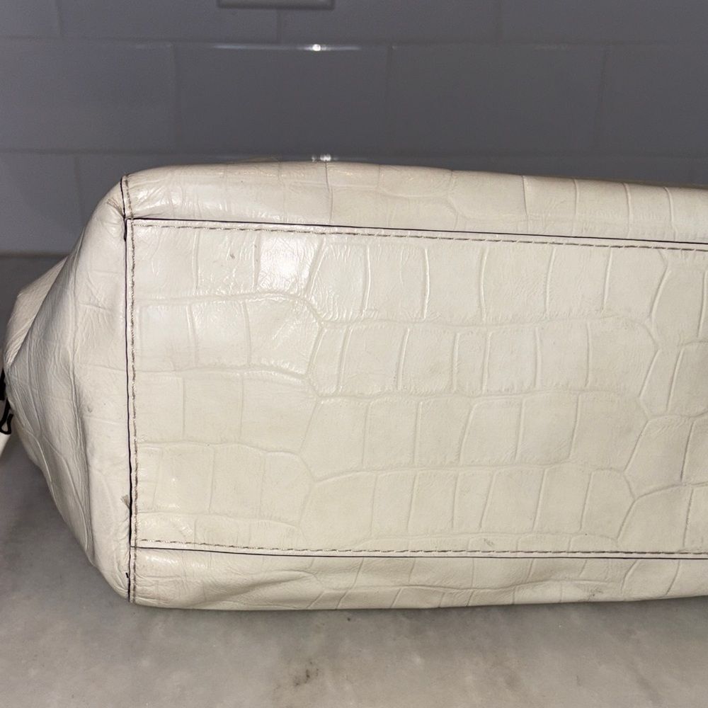 Coach Bag Purse Handbag Leather Peyton Embossed Croc Exotic Large Shoulder Tote - Picture 9 of 16